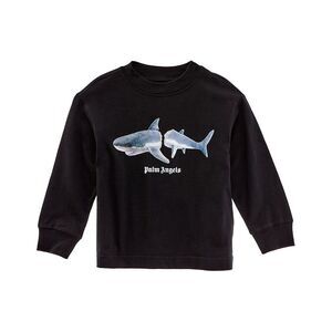 Palm Angels Girls  Shark T-Shirt, Black